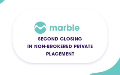 December 07 2020 – Marble Financial Announces Second Closing In Non-Brokered Private Placement